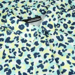 J. Lindeberg Ladies Golf Apparel^Dena Print eevee hirt Poo hort eeve Gof Appare