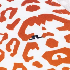 J. Lindeberg Ladies Golf Apparel^Dena Print eevee hirt Poo hort eeve Gof Appare