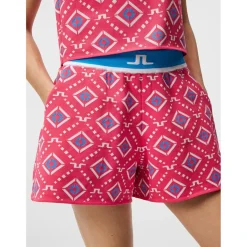J. Lindeberg Ladies Golf Apparel^Fare Knitted hort Fat Front Gof Appare