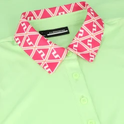 J. Lindeberg Ladies Golf Apparel^GiGi eevee hirt Poo hort eeve Gof Appare
