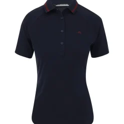 J. Lindeberg Ladies Golf Apparel^Gunia hirt Poo hort eeve Gof Appare