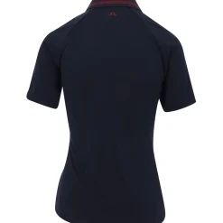 J. Lindeberg Ladies Golf Apparel^Gunia hirt Poo hort eeve Gof Appare