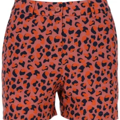 J. Lindeberg Ladies Golf Apparel^Gwen Printed Golf Shorts Flat Front Golf Apparel