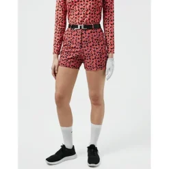 J. Lindeberg Ladies Golf Apparel^Gwen Printed Golf Shorts Flat Front Golf Apparel