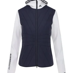 J. Lindeberg Ladies Golf Apparel^Hoa Quit Hybrid Hood Outerwear Jacket Gof Appare