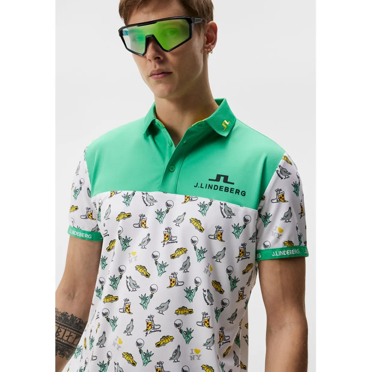 J. Lindeberg Golf Shirts^Jeff NYC hirt Poo hort eeve Gof Appare