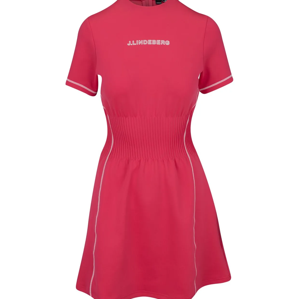 J. Lindeberg Ladies Golf Apparel^Kryta Dre Poo hort eeve Gof Appare