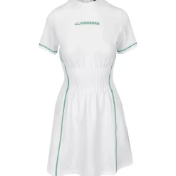 J. Lindeberg Ladies Golf Apparel^Kryta Dre Poo hort eeve Gof Appare