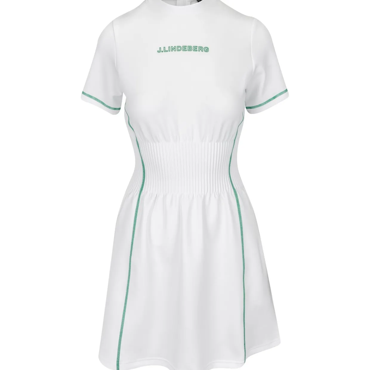 J. Lindeberg Ladies Golf Apparel^Kryta Dre Poo hort eeve Gof Appare