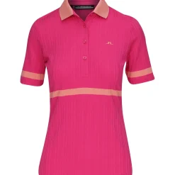 J. Lindeberg Ladies Golf Apparel^oira hirt Poo hort eeve Gof Appare