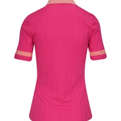 J. Lindeberg Ladies Golf Apparel^oira hirt Poo hort eeve Gof Appare