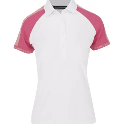 J. Lindeberg Ladies Golf Apparel^Perinne Gof hirt Poo hort eeve Gof Appare