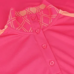 J. Lindeberg Ladies Golf Apparel^Pip hirt Poo hort eeve Gof Appare