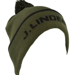 J. Lindeberg Golf Hats^Stripe Beanie AW '24 Headwear Knit Hat Golf Apparel
