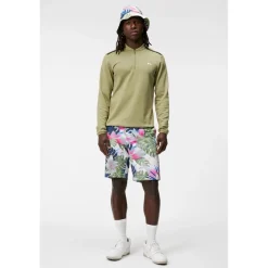 J. Lindeberg Golf Shorts^Tim Print Shorts Flat Front Golf Apparel