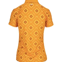 J. Lindeberg Ladies Golf Apparel^Tour Tech Print hirt Poo hort eeve Gof Appare