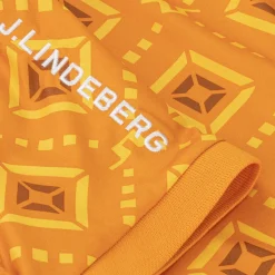 J. Lindeberg Ladies Golf Apparel^Tour Tech Print hirt Poo hort eeve Gof Appare