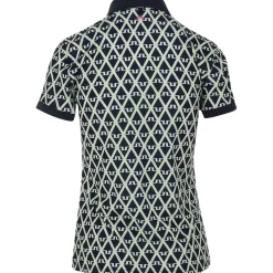 J. Lindeberg Ladies Golf Apparel^Tour Tech Print hirt Poo hort eeve Gof Appare