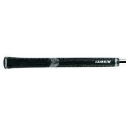 Lamkin Golf Club Grips|Golf Club Grips^Sonar+ Black Midsize Grips Standard Golf Club Components