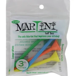 Martini Tees^3 1/4 Multi Five Pack Golf Tees