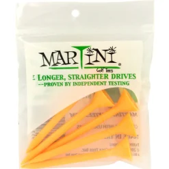 Martini Tees^3 1/4 Orange Golf Tees