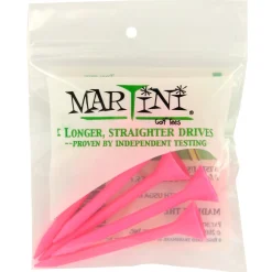 Martini Tees^3 1/4 Pink Golf Tees