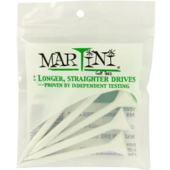 Martini Tees^3 1/4 White Golf Tees