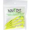 Martini Tees^3 1/4 Yellow Golf Tees
