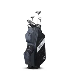 Callaway Ladies Golf Clubs^New and Used REVA Black 8 Piece w/ Cart Bag Club Set Golf Clubs