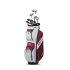 Callaway Ladies Golf Clubs^New and Used REVA Eggplant 11 Piece w/ Cart Bag Club Set Golf Clubs