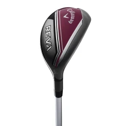 Callaway Ladies Golf Clubs^New and Used REVA Eggplant 8 Piece w/ Cart Bag Club Set Golf Clubs