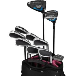 Cleveland Ladies Golf Clubs^New and Used Launcher HALO Black/Pink Club Set Golf Clubs