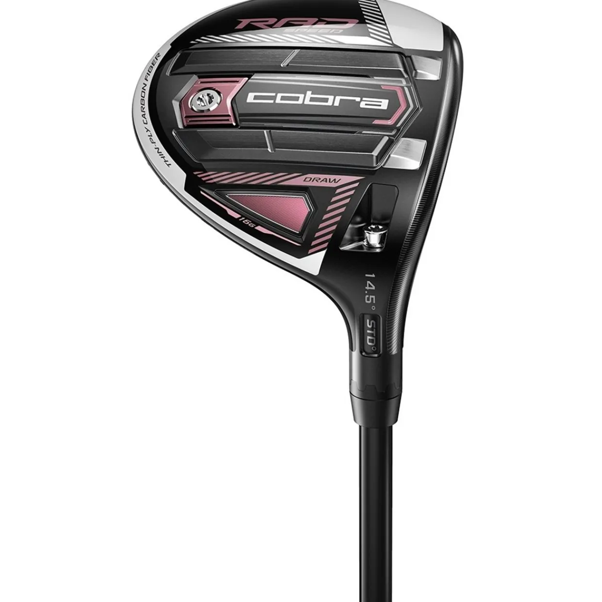 Cobra Ladies Golf Clubs^New and Used RADSpeed Draw Black/Pink Fairway Wood Golf Clubs
