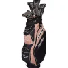 Tour Edge Ladies Golf Clubs^New and Used Moda Silk Black/Rose Gold Club Set Golf Clubs