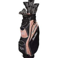 Tour Edge Ladies Golf Clubs^New and Used Moda Silk Black/Rose Gold Club Set Golf Clubs