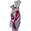 Tour Edge Ladies Golf Clubs^New and Used Moda Silk Silver/Ruby Club Set Golf Clubs