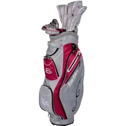 Tour Edge Ladies Golf Clubs^New and Used Moda Silk Silver/Ruby Club Set Golf Clubs