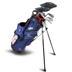 U.S. Kids Golf Juniors Golf Clubs^New and Used UL7-57 7 Club Navy/Red Club Set Golf Clubs