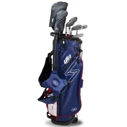 U.S. Kids Golf Juniors Golf Clubs^New and Used UL7-57 7 Club Navy/Red Club Set Golf Clubs