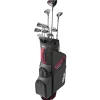 Wilson Juniors Golf Clubs^New and Used Profile Red with Stand Bag Club Set Golf Clubs
