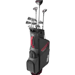 Wilson Juniors Golf Clubs^New and Used Profile Red with Stand Bag Club Set Golf Clubs