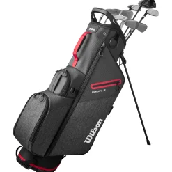 Wilson Juniors Golf Clubs^New and Used Profile Red with Stand Bag Club Set Golf Clubs