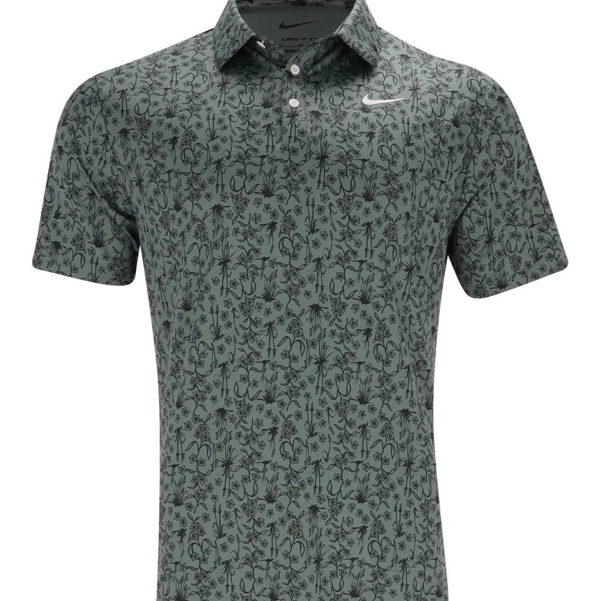 Nike Mens Golf Apparel|Golf Shirts^Dri-Fit Tour POA Print hirt Poo hort eeve Gof Appare