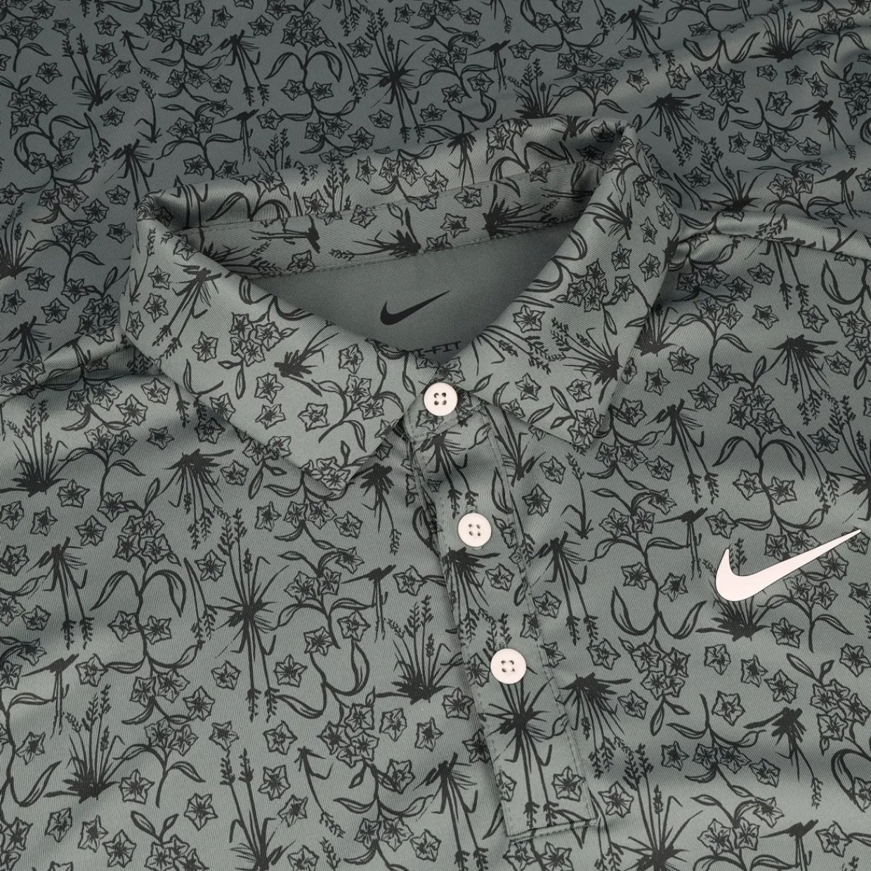 Nike Mens Golf Apparel|Golf Shirts^Dri-Fit Tour POA Print hirt Poo hort eeve Gof Appare