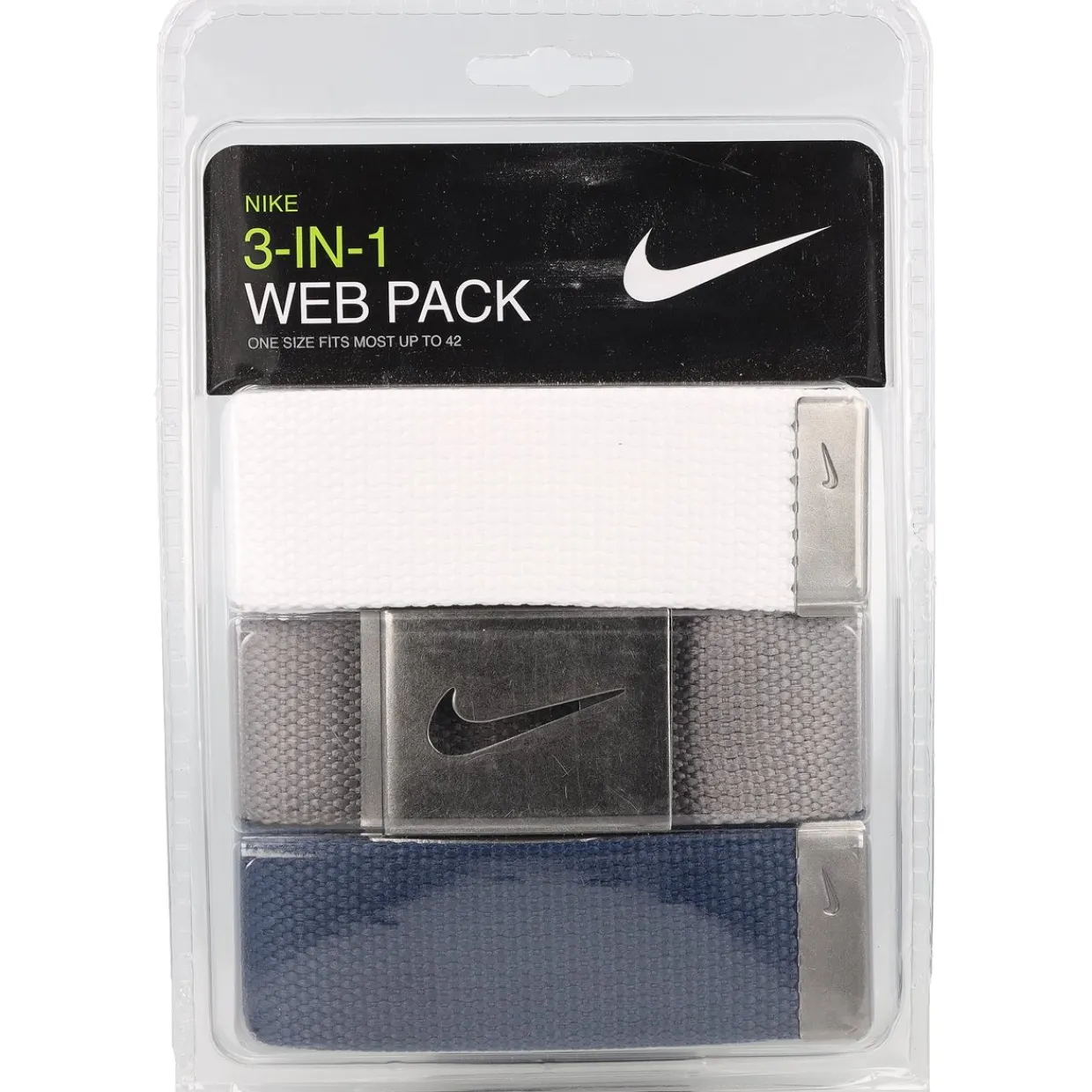 Nike Mens Golf Apparel|Belts^3-Pack Web Accessories Belts Golf Apparel