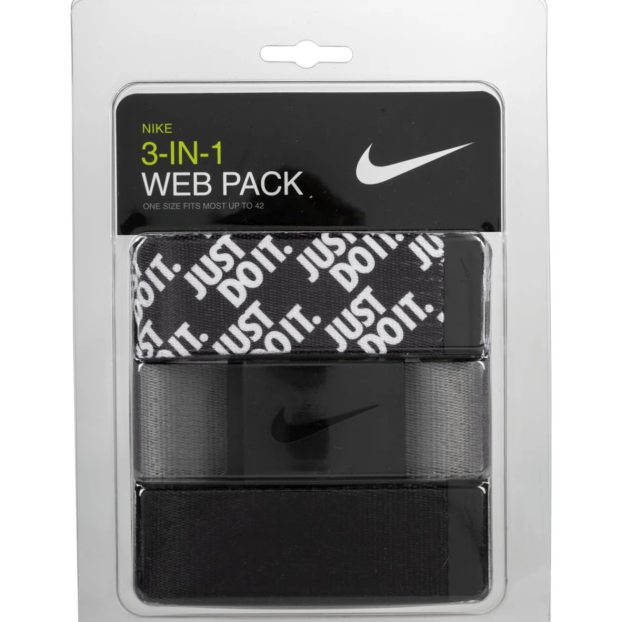 Nike Mens Golf Apparel|Belts^3-Pack Web Accessories Belts Golf Apparel