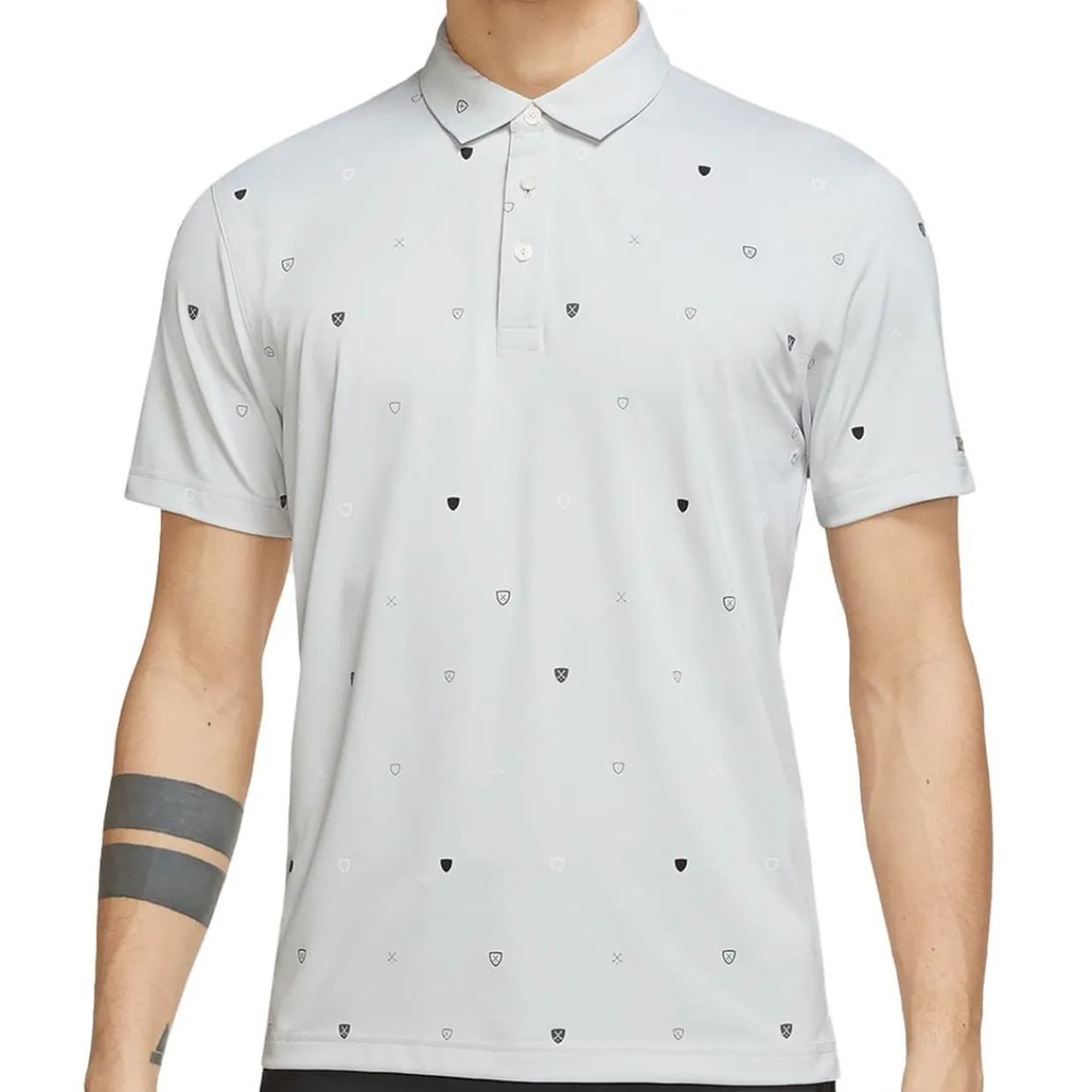 Nike Golf Shirts^Dri-Fit Payer Heritage Print hirt Poo hort eeve Gof Appare