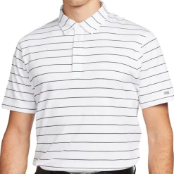Nike Golf Shirts^Dri-FIT Payer triped hirt Poo hort eeve Gof Appare