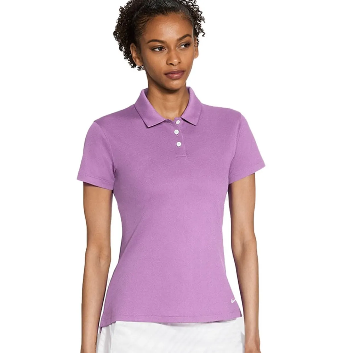 Nike Ladies Golf Apparel^Dri-FIT Textured Victory hirt Poo hort eeve Gof Appare