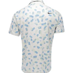 Nike Golf Shirts^DriFit Tour icro Print hirt Poo hort eeve Gof Appare